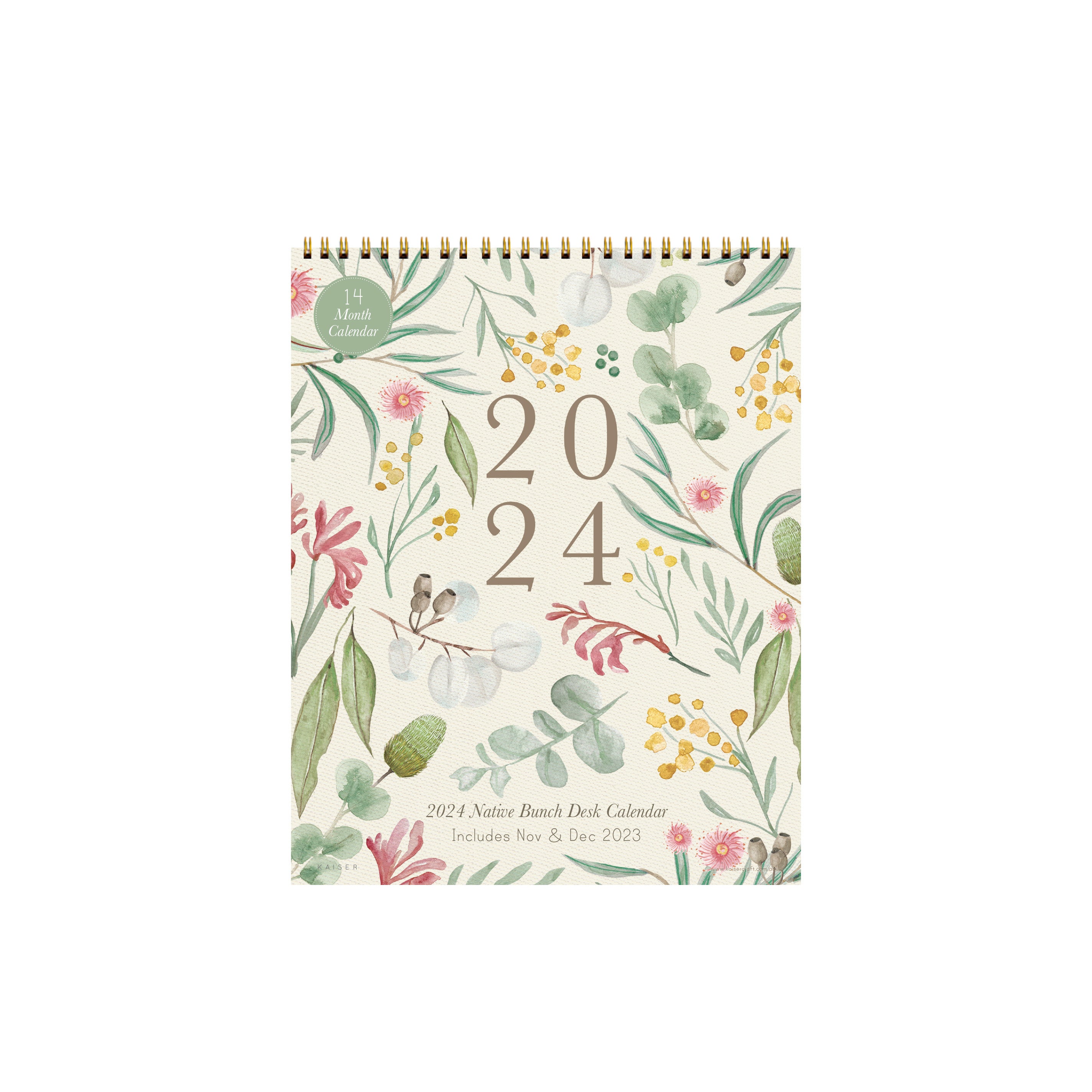 2024 Desk Calendar - Native Bunch